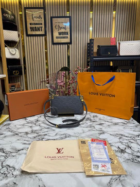Louis  Vuitton Pochette With Box And Dust Bag Including Carry Bag (Grey)