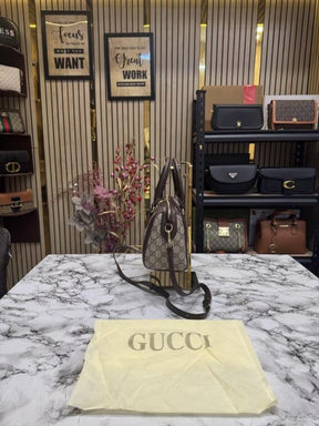 Gucci  Speedy  Top  Handle  Bag  Gg  Ophidia  with  dustbag
