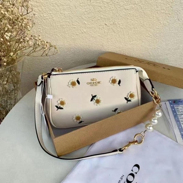 Coach  Nolita  19  Daisy  Sling  Bag  With  Box  Dust  Bag  Sling  Chain