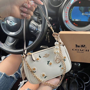 Coach  Nolita  19  Daisy  Sling  Bag  With  Box  Dust  Bag  Sling  Chain