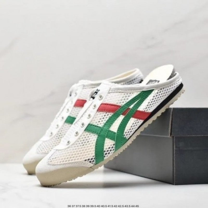 Onitsuka Tiger Mexico 66 Sabot Half Cut Shoe Sneaker White Green