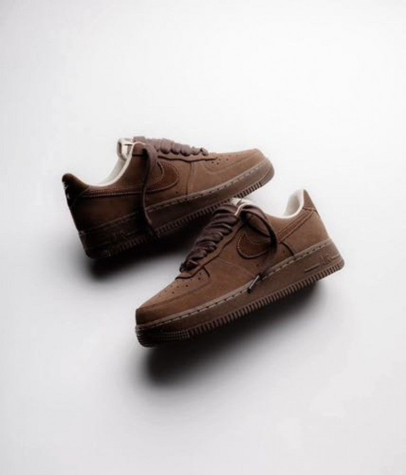 Nikee Airforce 1 Low Suede Cacao Wow