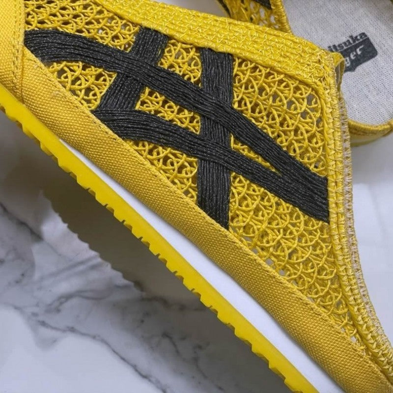 Onitsuka Tiger Mexico 66 Sabot Half Cut Shoe Sneaker Yellow Black