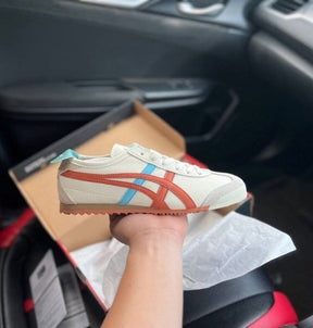 Onitsuka Tiger Mexico 66 Cream Piquant Orange Sneakers For Mens