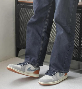 E Air jordan 1 low se repAired denim swoosh