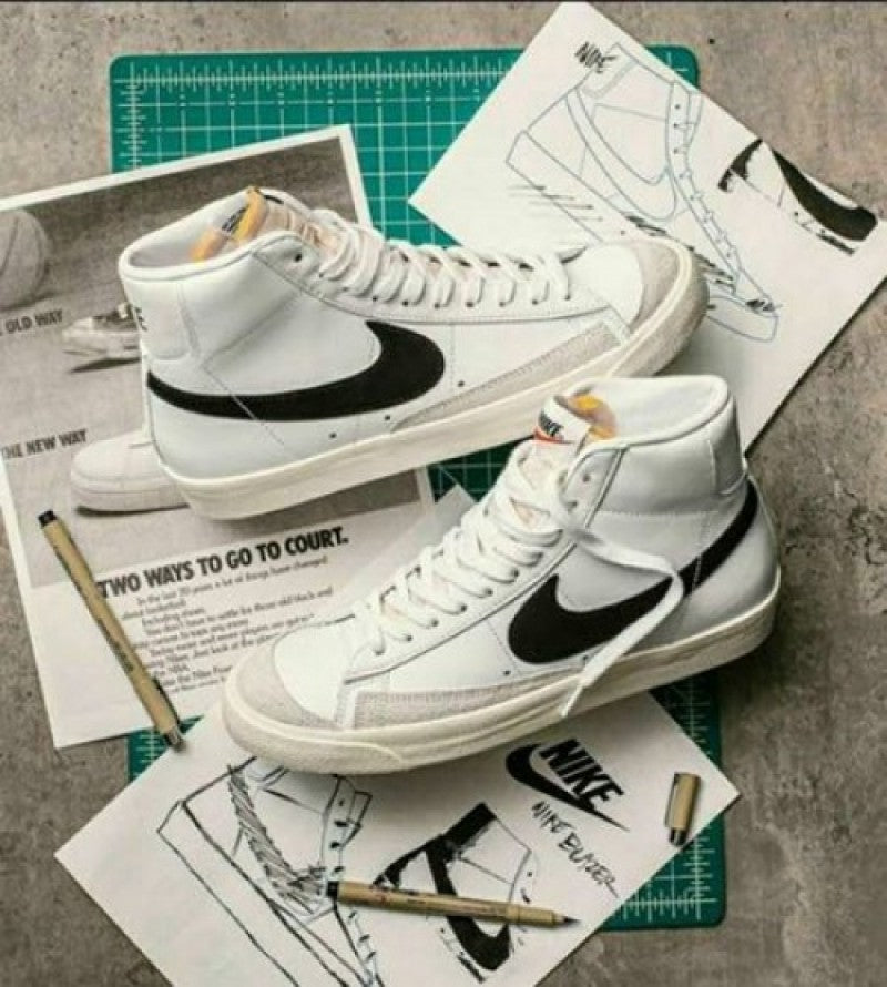 Nik ee blazer mid vintage white