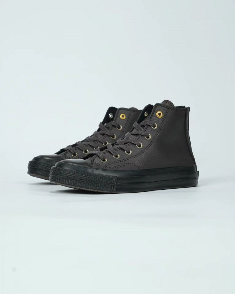 Conversseee Chuck Taylor 70 Back Zip Leather High Top Sneaker