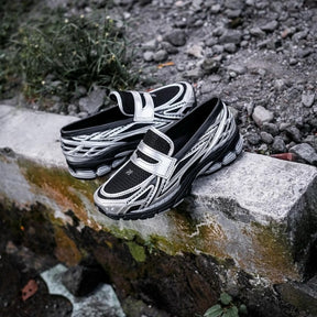 New balanc e 1906l loafer silver metallic black