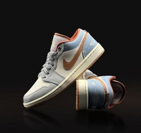 Nikee Air Jordan Retro 1 Low RepAired Denim