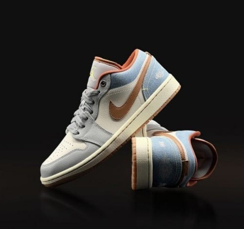 Nikee Air Jordan Retro 1 Low RepAired Denim
