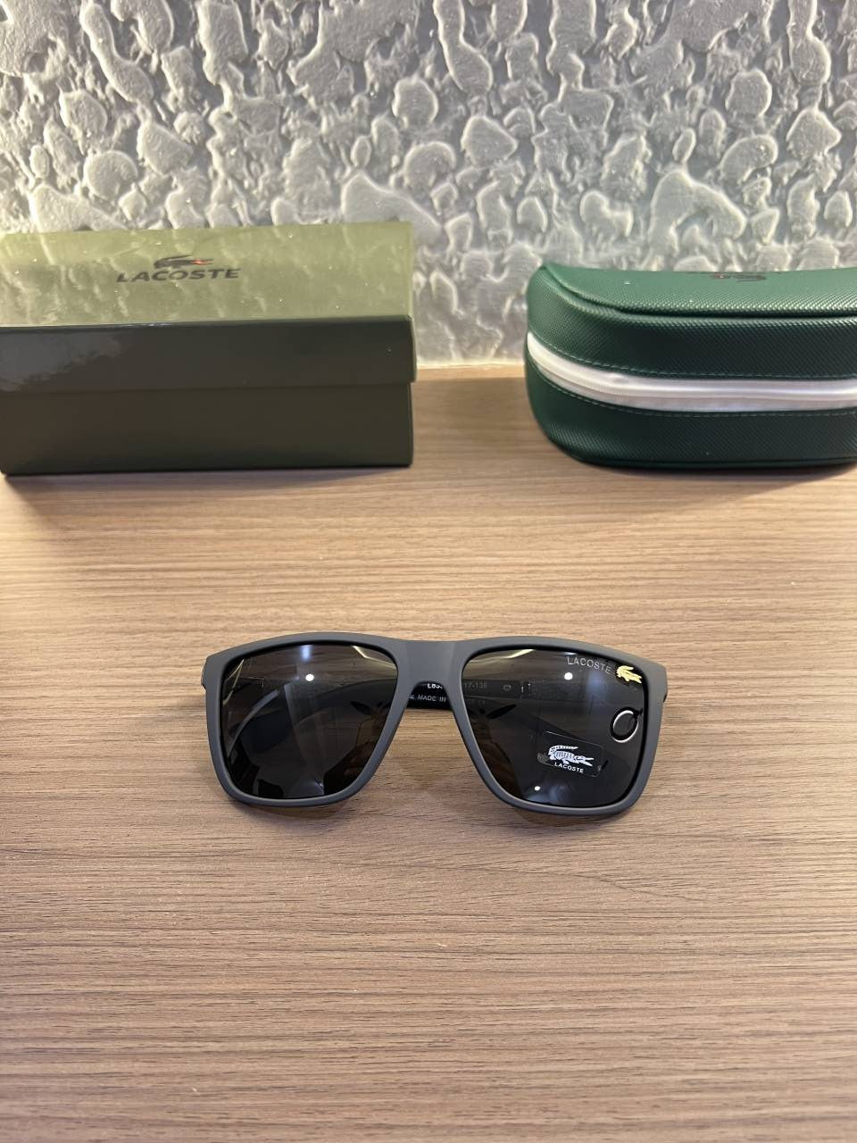 Lacost e 838 black grey