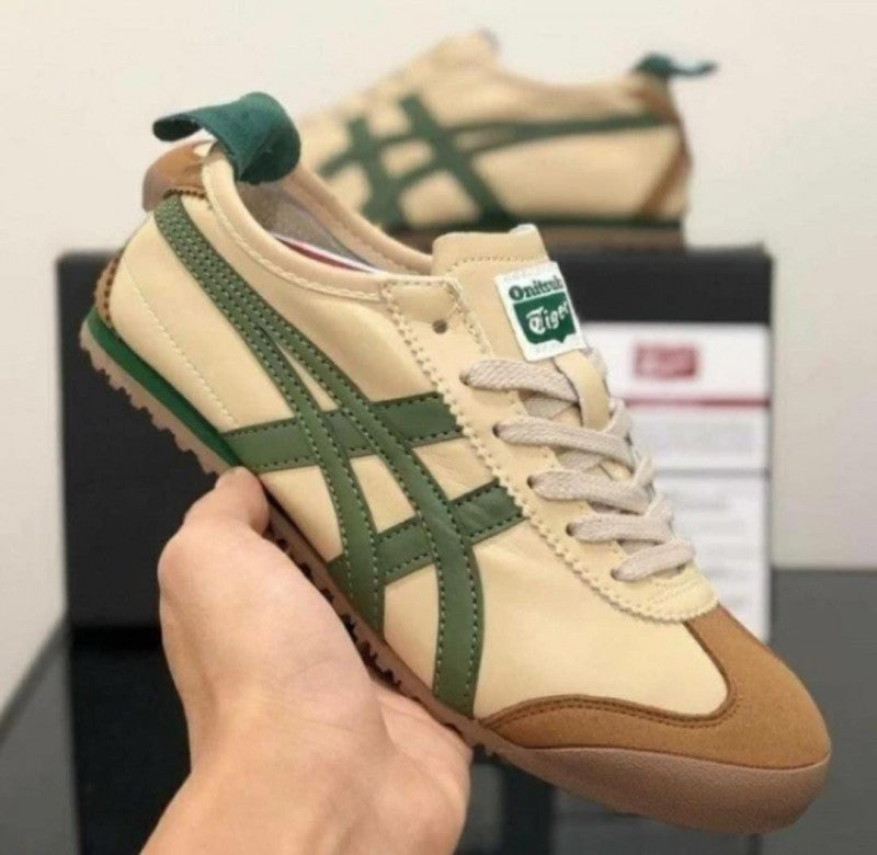 Onitsuka Tiger Mexico 66 Biege Grass Green