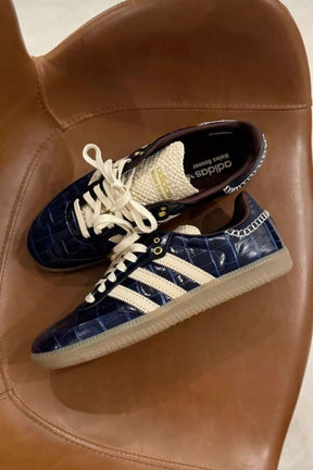 Addidass Samba x Wales bonner Navy croc