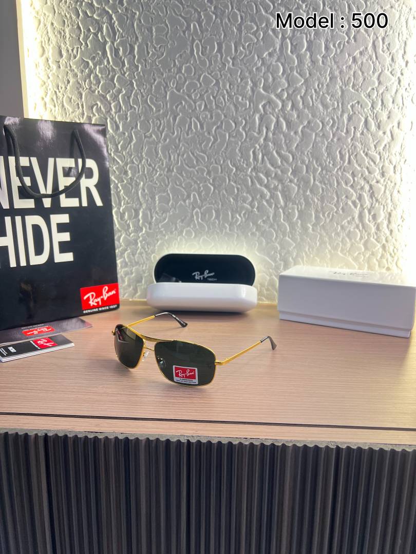 Rayban 500 black Gold premium shade