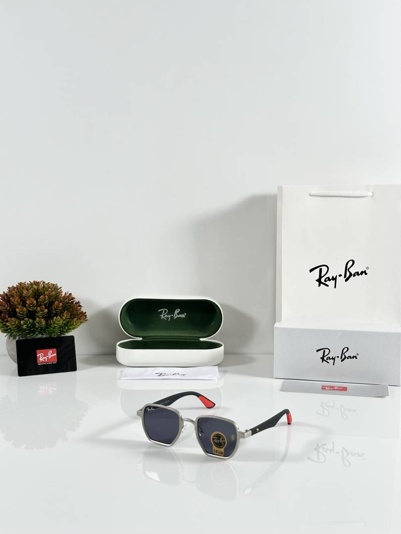 Rayban 08 Silver Black