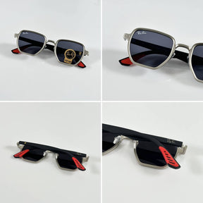 Rayban 08 Silver Black