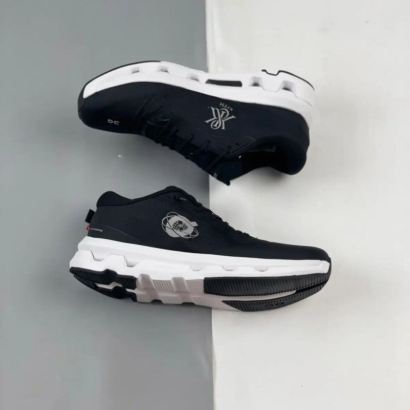 On Running x Kith Cloudzone Black White