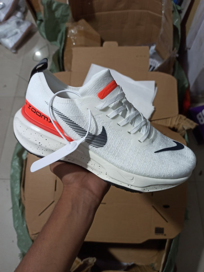 Zoom X Invincible Run Flyknit 3 White Bright Crimson