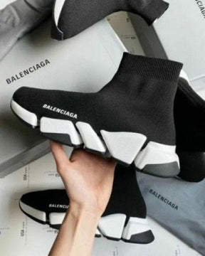 Balenciaga Speed KNIT 2 0 TRAINER BLACK WHITE