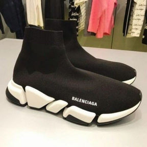 Balenciaga Speed KNIT 2 0 TRAINER BLACK WHITE