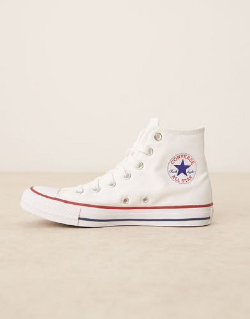 Convers Mens All Star High Canvas White