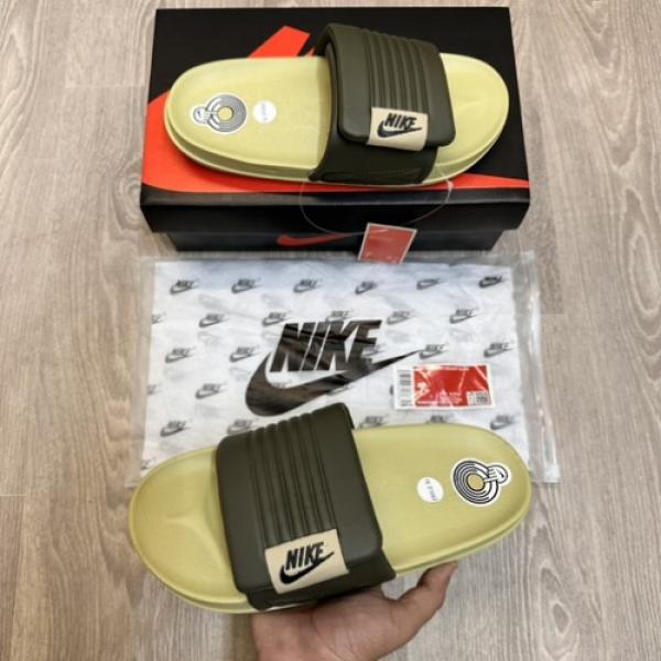 145 Nike offcourt Adjust Olive Green Premium Slide