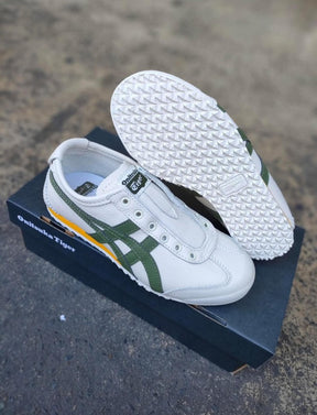 Onitsuk a tiger Mexico 66 Leather Slip On MANGO OLIVE Men Shoes Fix