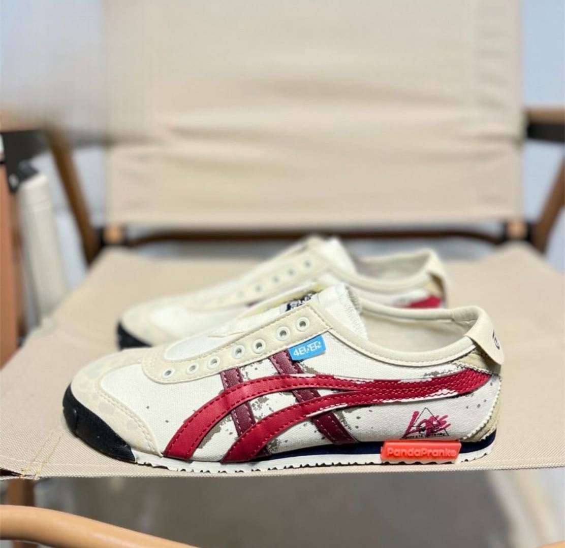 Onitsuka Tiger X Panda Prank Mexico 66 Slipon CreamRed