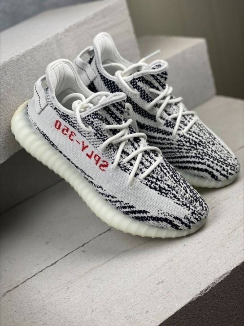 ADID AS YEEZY 350 ZEBRA WHITE