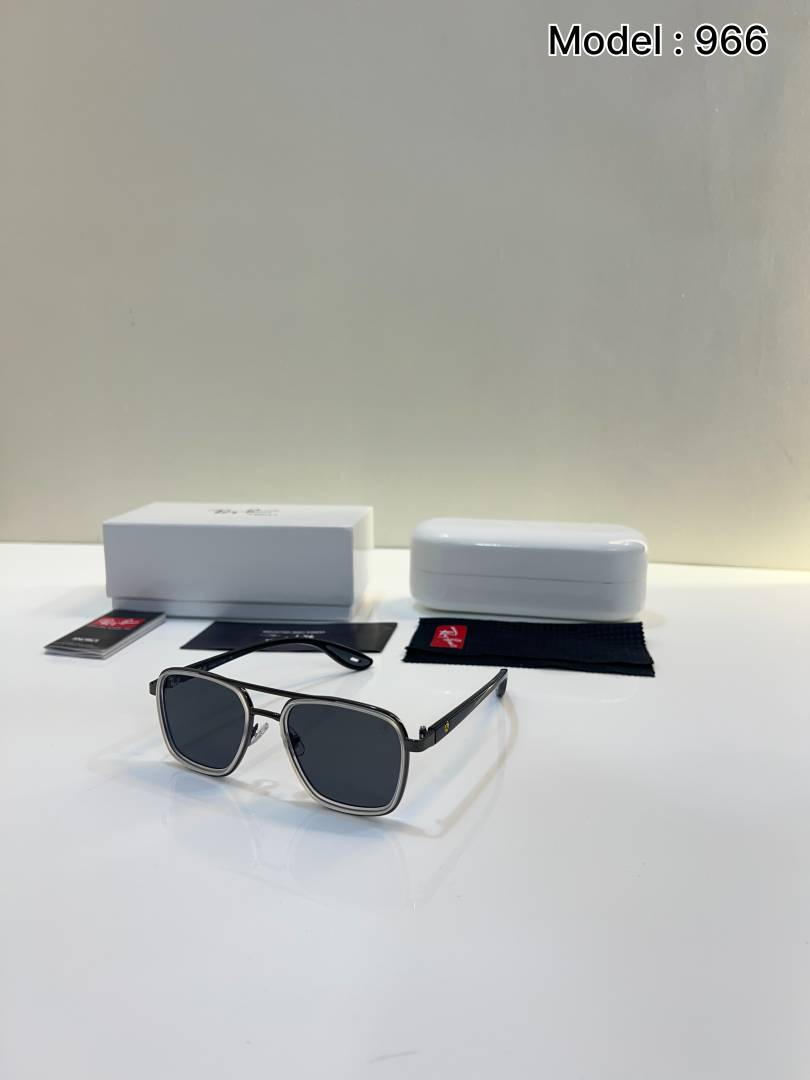 Rayban 966 black grey