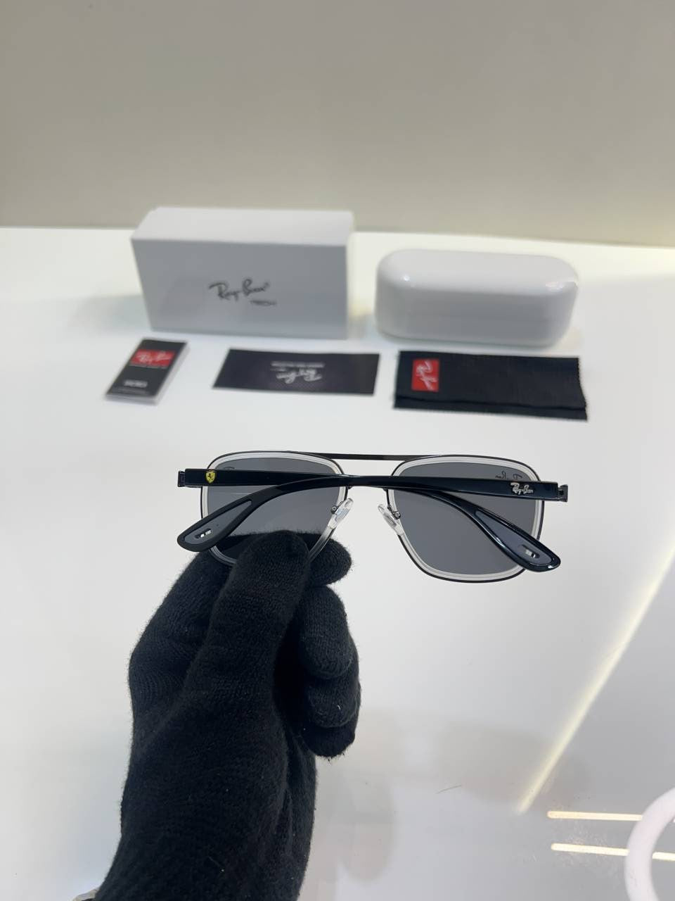 Rayban 966 black grey