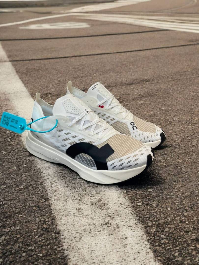 On running Cloudboom Strike white