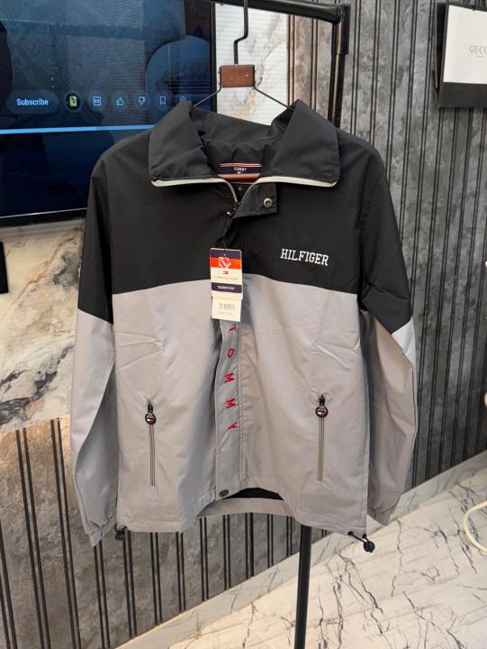 Tommy.Hilfiger.Black.Imported.Front.&.Back.Embroidery.Very.Premium.Windbreaker.Jacket.MR130