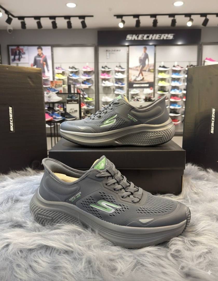 Skechers men shoes slip on shoes lightweight cushioning sneakers