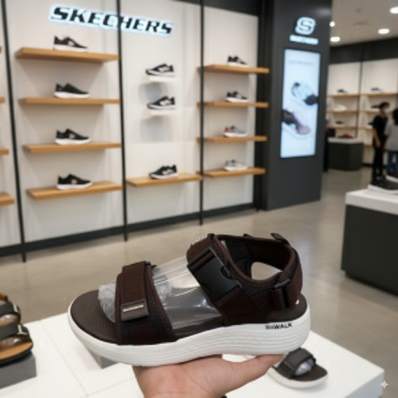 Skechers Go Walk coffee Premium Sandal