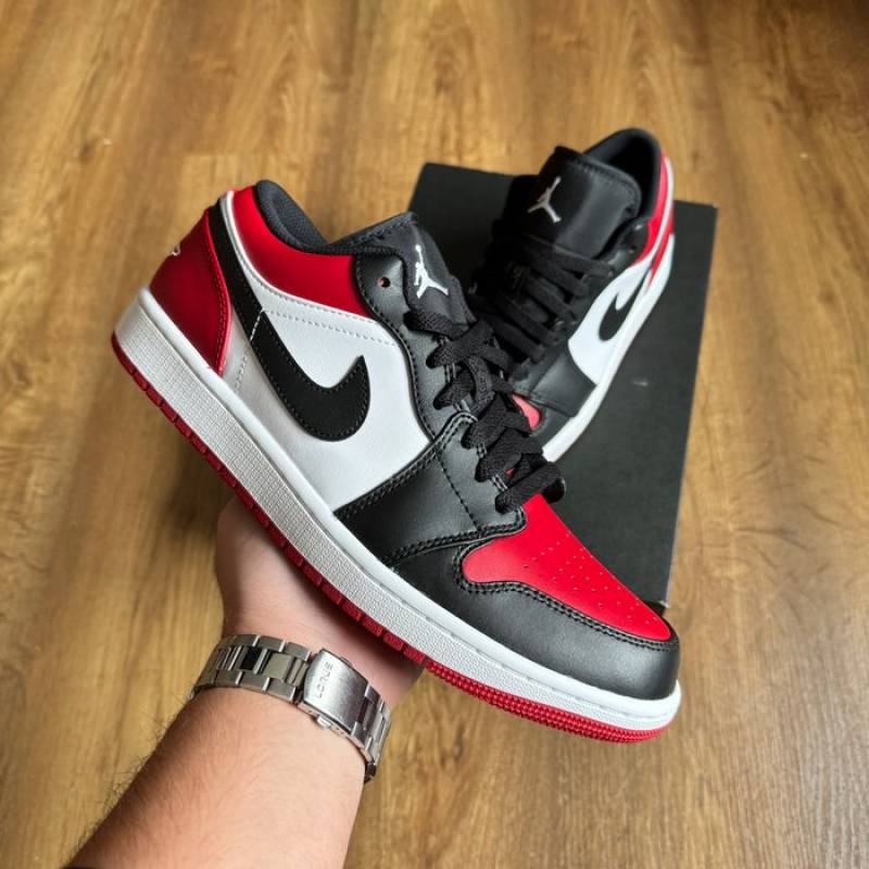 Semi UA Air Jordan 1 Low Bred Toe