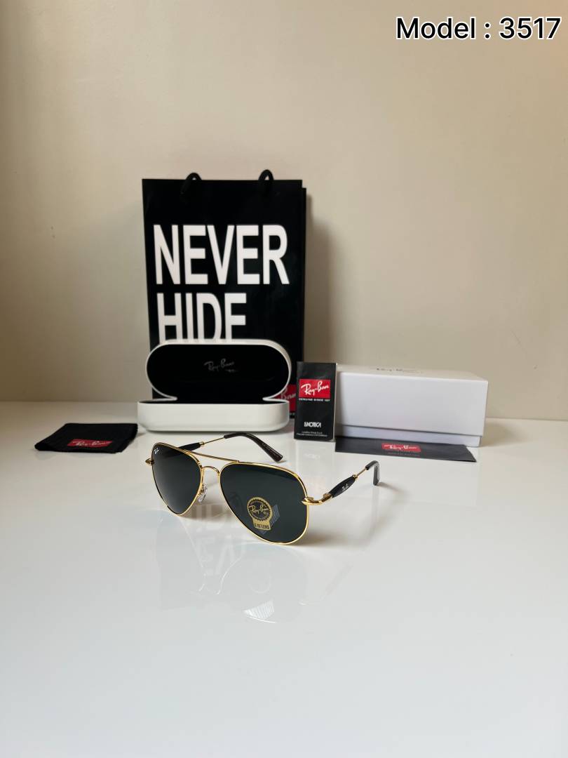 Rayban 3517 gold green