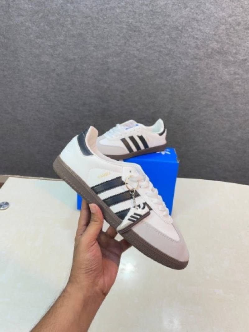 Adidas Samba White Black Men Sneakers Fixx