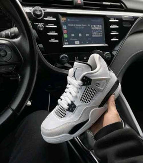 Air Jordan Retro 4 Military Black For Mens Semi UA