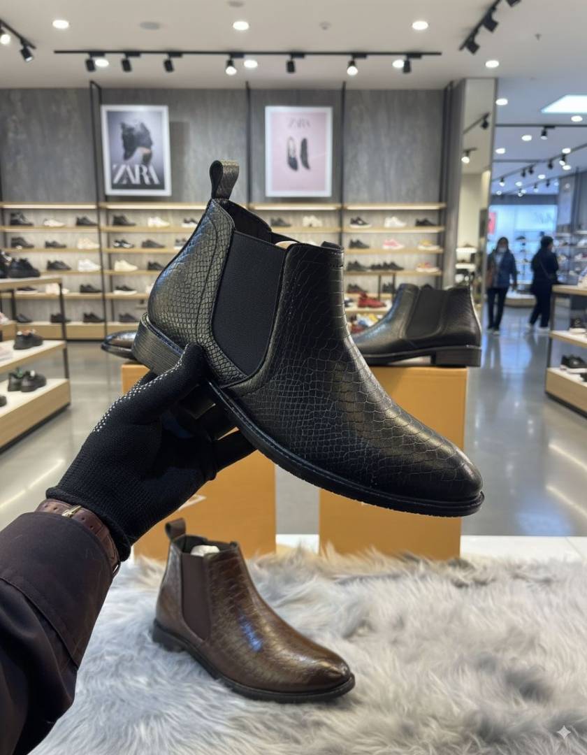 ZARA Black LONG SHOES