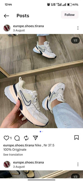 nikee V2K RUN SUMMIT WHITENAVYMETALLIC