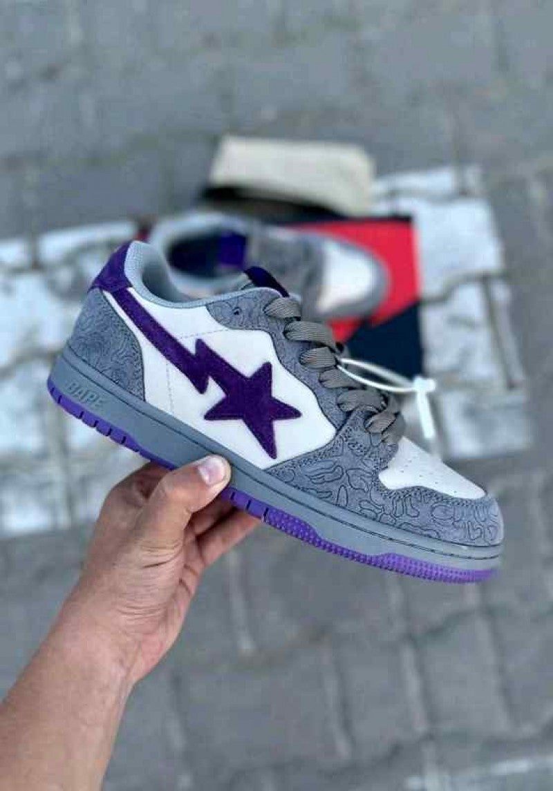A bathing Ape bape Sk8 Sta court purple