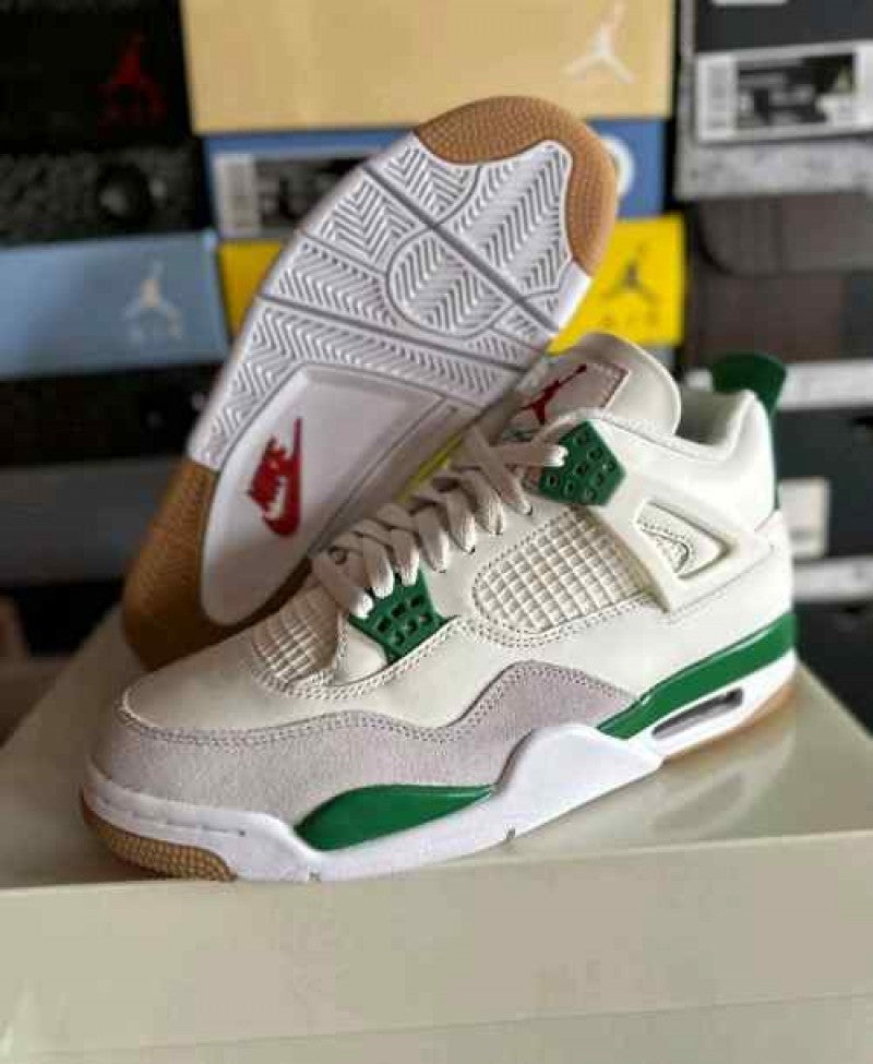 Nike Sb x Air jordan 4 pine green semi ua 131