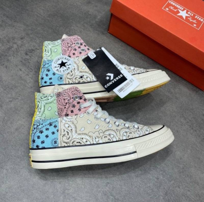 offspring wraps Conversse chuck 70 patchwork paisley pattern