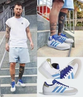 Adidas x Lionel Messi Samba sneakers