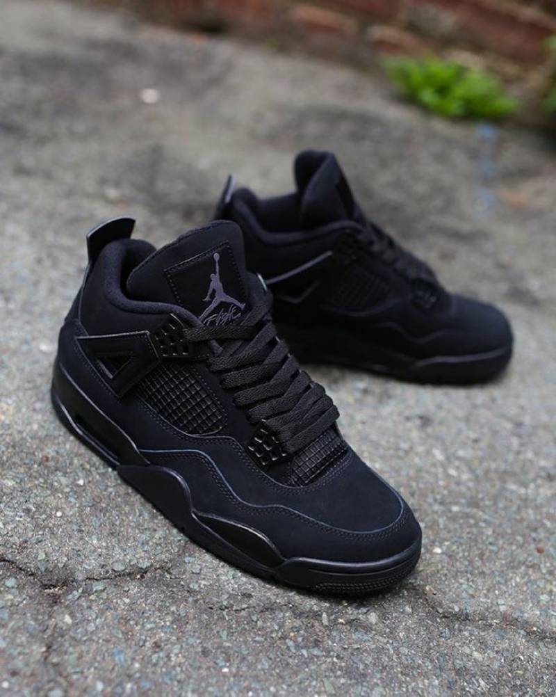 Nik.e Air Jordan 4 Black Cat Semi UA