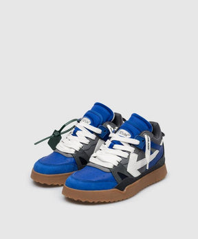 OFF WHITE MIDTOP SPONGE SNEAKERS MADE OF LEATHER