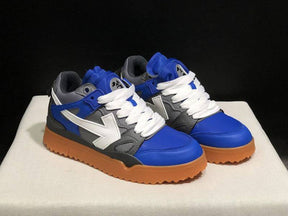 OFF WHITE MIDTOP SPONGE SNEAKERS MADE OF LEATHER