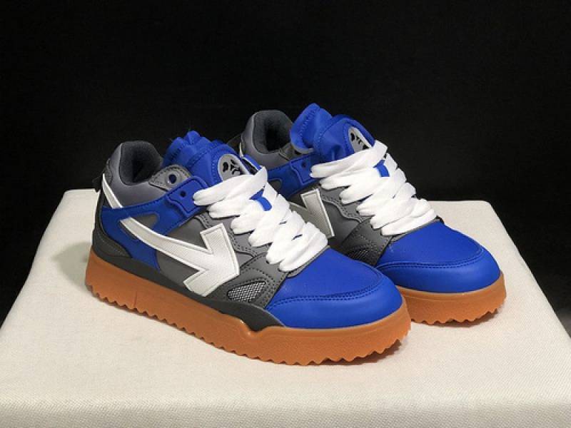 OFF WHITE MIDTOP SPONGE SNEAKERS MADE OF LEATHER