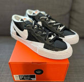 nik X Sacai Blazer Low Black Patent